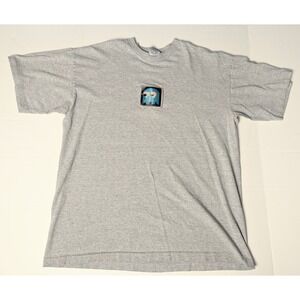 90's STANLEY DESANTIS Pac-Man Vintage Tee size XL HOLOGRAM